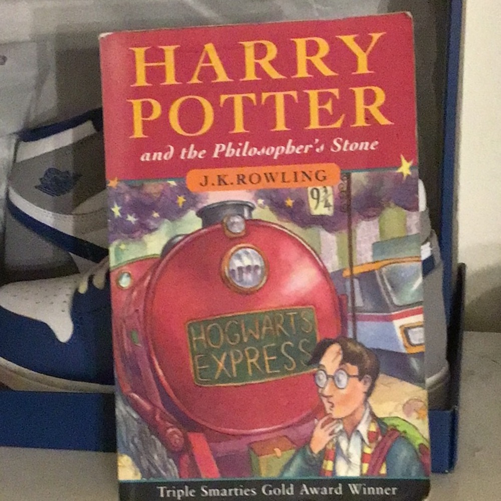 Vintage Harry Potter book The Philosophers stone